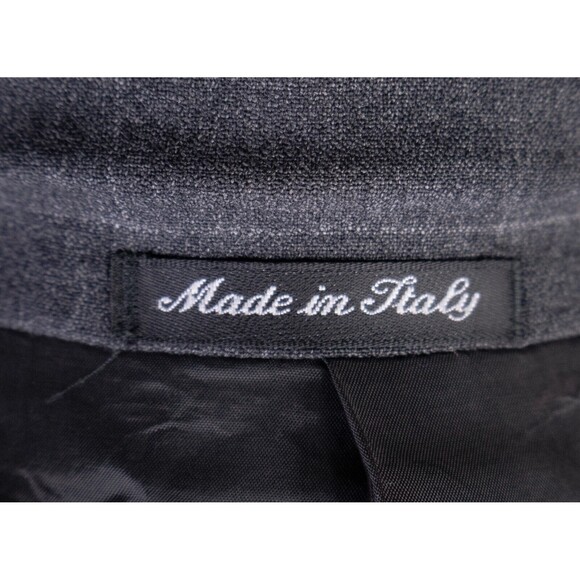 Pull Pal Zileri Mens 2 Piece Suit Wool Gray Check Jacket Size 42R Pants 34X28 - Picture 12 of 16